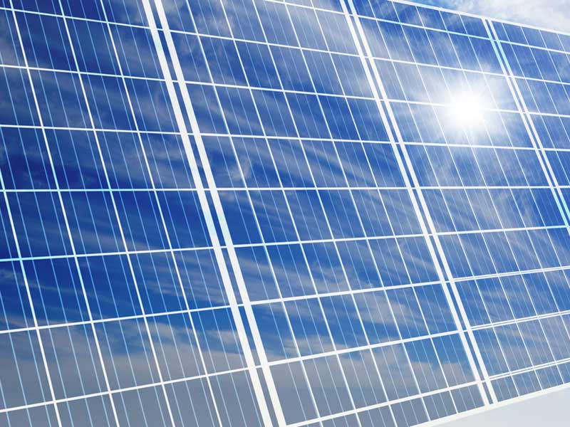 Power output of  Trina solar panels