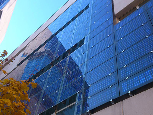 BIPV solar facade building integrated photovoltaics BIPV solar facade