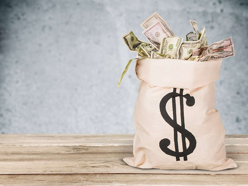 Present yourself as a cash buyer to solar companies as they will compete harder for your business bag of money cash