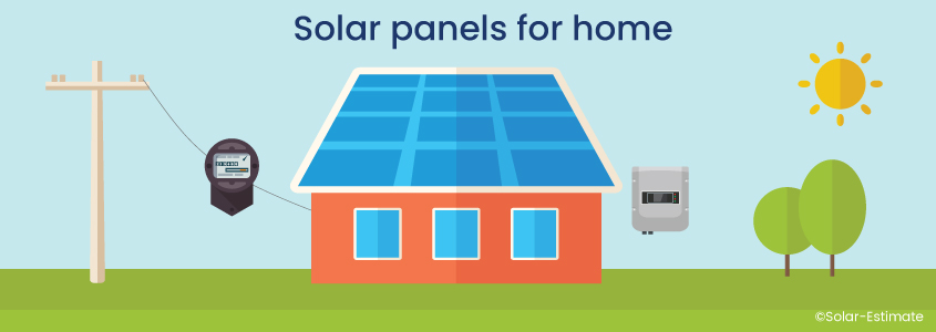 Solar panel for home