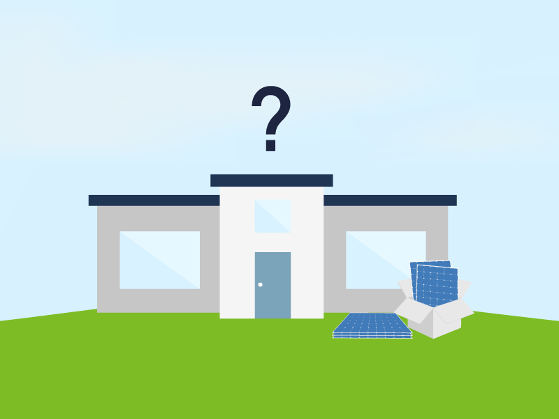 Can you install solar panels on a flat roof? How much is output and cost affected?